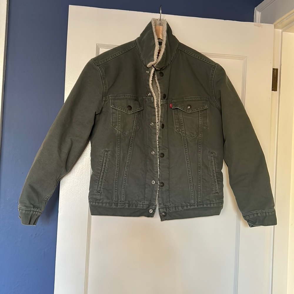 Green Levi jacket